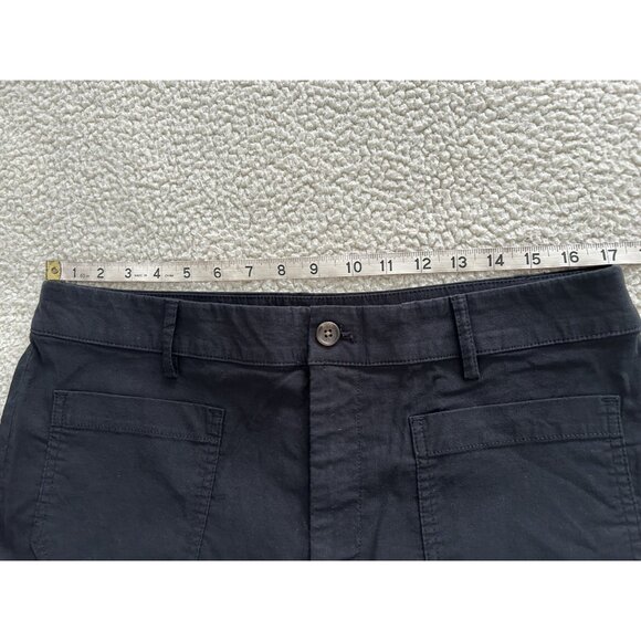 J.Crew Factory $118.00 Wide Leg Patch Pocket Pants Black Size 32P - Picture 8 of 12